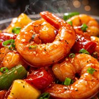 Sweet and Sour Prawns Shrimp