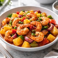 Sweet and Sour Shrimp with Pineapple