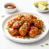 Sweet and Sour Sticky Thai Boneless Oven Baked Chicken Wings