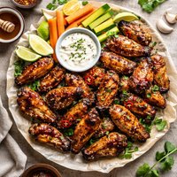 Sweet and Spicy Grilled Chicken Wings