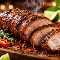 Sweet and Spicy Grilled Pork Tenderloin