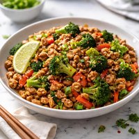 Sweet and Spicy Ground Turkey Stir Fry