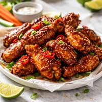 Sweet and Spicy Hot Wings