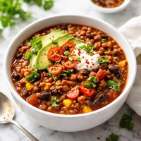 Sweet and Spicy Lentil Chili