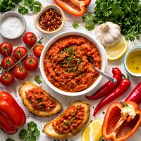 Sweet and Spicy Red Pepper Spread