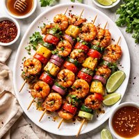Sweet and Spicy Shrimp Kabobs