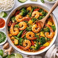 Sweet and Spicy Shrimp Stir Fry