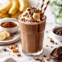 Sweet Banana Carob Shake