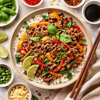 Sweet Basil Beef Stir Fry