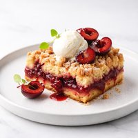 Sweet Cherry Crumb Dessert