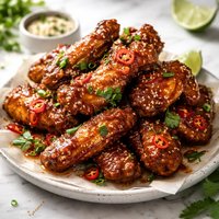 Sweet Chili Glazed Chicken Wings
