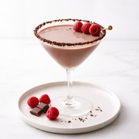 Sweet Chocolate Raspberry Martini