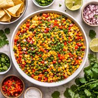 Sweet Corn Pepper Salsa