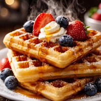 Sweet Cream Waffles