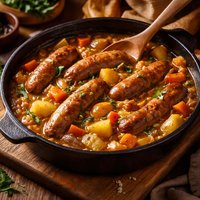 Sweet Curried Sausages