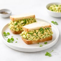 Sweet Curry Cucumber Salad Sandwiches
