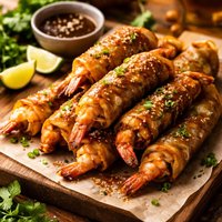 Sweet Gingered Prawn Rolls