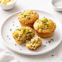 Sweet Green Tomato Corn Muffins