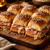 Sweet Ham and Swiss Sliders