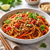 Sweet Hot Asian Noodles