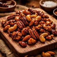 Sweet Hot Glazed Nuts