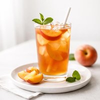 Sweet Iced Peach Tea