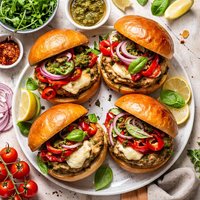 Sweet Italian Turkey Burgers