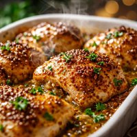 Sweet Mustard Chicken Bake