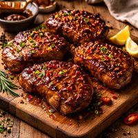 Sweet N Spicy Pork Chops