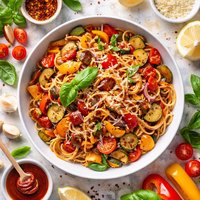 Sweet N Spicy Veggie Pasta