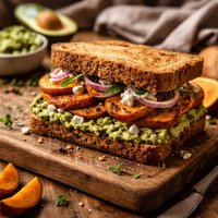 Sweet Potato and Avocado Sandwich