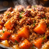 Sweet Potato and Carrot Crumble