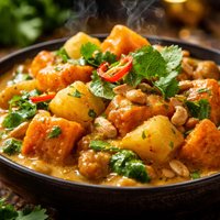Sweet Potato and Pineapple Korma