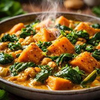 Sweet Potato and Spinach Curry