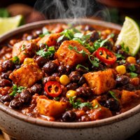 Sweet Potato Black Bean Chili