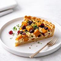 Sweet Potato Cranberry Quiche