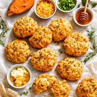 Sweet Potato Drop Biscuits