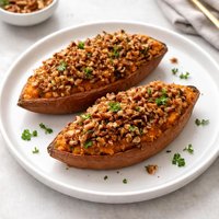 Sweet Potatoes Twice Baked Pecan Crust