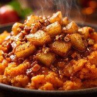 Sweet Potatoes with Caramelized Apples