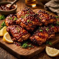 Sweet Sour Grilled Chicken Thighs