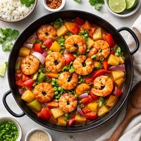 Sweet Sour Shrimp Stir Fry