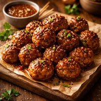 Sweet Spicy Turkey Meatballs