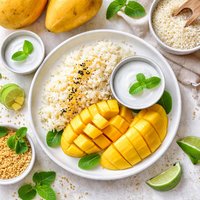 Sweet Sticky Rice with Mango Kha Neow Mamuang