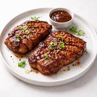 Sweet Tangy Bbq Pork Steaks