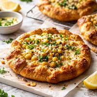 Sweetcorn in a Garlic Butter Crust