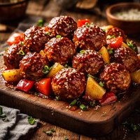 Sweety and Sour Meatballs