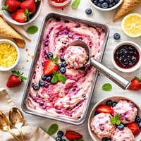 Swirlberry Ice Cream