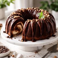 Swirled Chocolate Bundt Cake