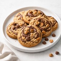 Swirled Milk Chocolate Peanut Butter Morsel Cookies