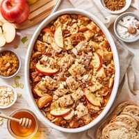 Swiss Apple and Bread Dessert